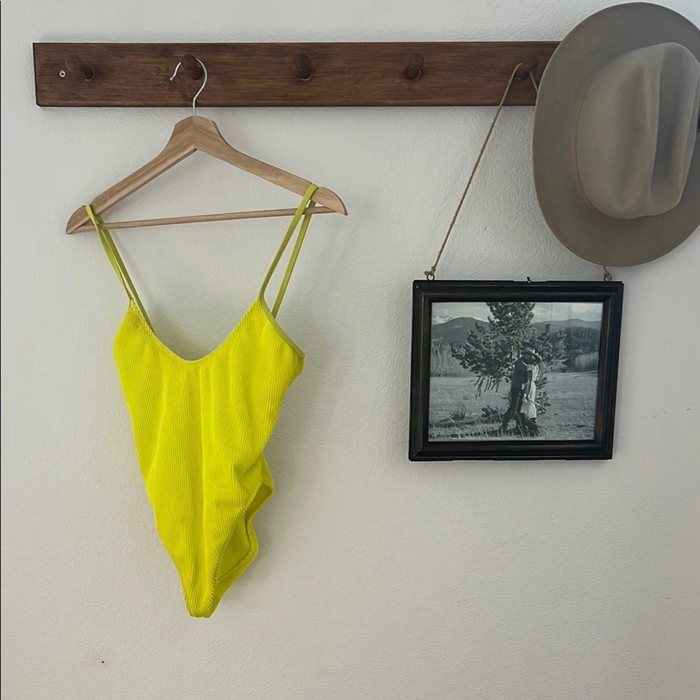 Yellow One Piece Swimsuit